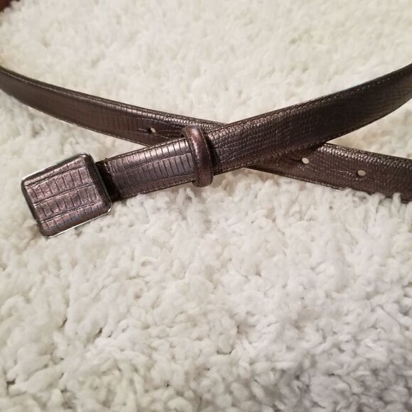 Ralph Lauren Metallic Leather Belt XL - Picture 4 of 8